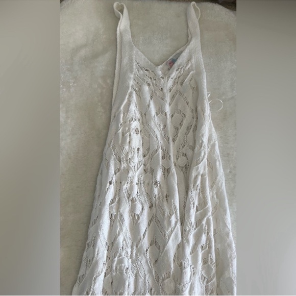 Free People Bianca Fauxchet Midi Beach Dress Coverup - Picture 6 of 15